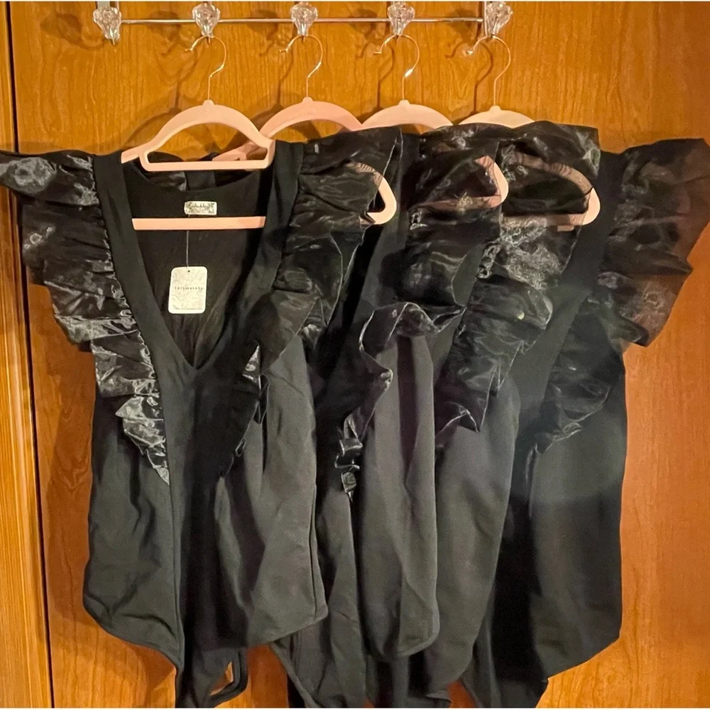 Free People Paper Planes Bodysuit / Black NWT M, L, XL - Picture 9 of 14
